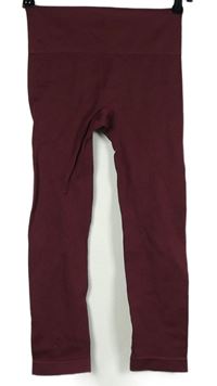 Dámské vínové elastické capri legíny zn. Primark 