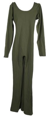 Nové - Dámský khaki elastický sportovní overal Cherry Koko 