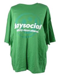 Pánské zelené tričko s nápisem Asos 