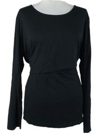 Dámské černé triko Blooming Marvelous 