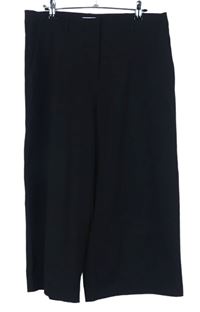 Dámské černé culottes kalhoty 