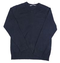 Tmavomodrý svetr F&F