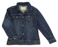 Tmavomodrá riflová bunda Vertbaudet