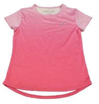 Neonově růžové sportovní tričko s číslem 