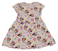 Světlerůžové bavlněné šaty s Minnie C&A