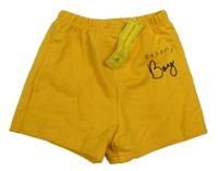 Nové - Hořčicové bavlněné kraťasy Shein