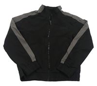 Černo-tmavošedá šusťáková sportovní bunda Everlast