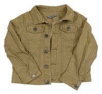 Hnědá riflová bunda 