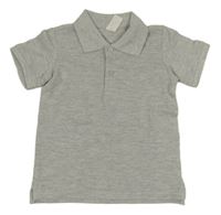 Šedé polo tričko H&M