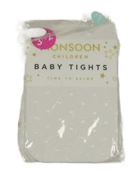 Nové - Bílé puntíkaté silonky Monsoon