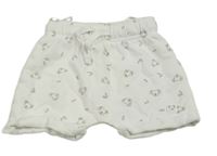 Bílé teplákové kraťasy s koalami 