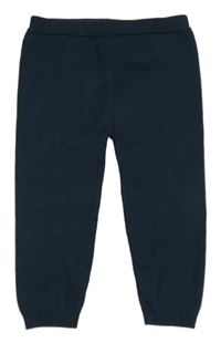 Tmavomodré pletené kalhoty Nutmeg