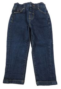 Tmavomodré slim rifle Ted Baker