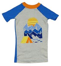 Modro-šedé tričko s horami Kirkland
