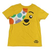 Žluté tričko s Pudsey George