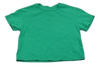 Zelené crop tričko Shein 