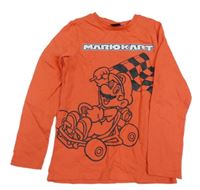 Červené triko s Máriem