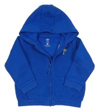 Safírová propínací mikina s kapucí F&F