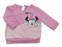 Růžovo-světlerůžová mikina s Minnie George 