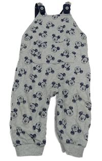 Šedé laclové tepláky s Mickeym George 