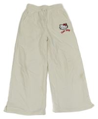 Bílé culottes tepláky s Kitty Primark