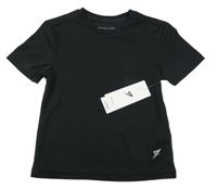 Nové - Černé žebrované sportovní tričko Primark