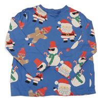Modré triko se Santy a perníčky F&F