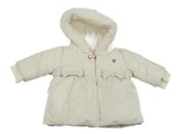 Smetanová prošívaná šusťáková přechodová bunda H&M