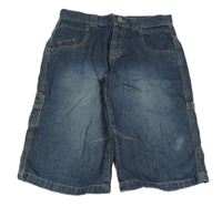 Tmavomodré riflové kraťasy Debenhams