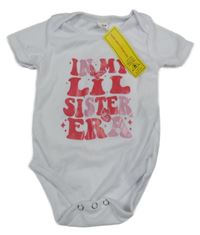 Nové - bílé body s nápisy a motýlky SHEIN