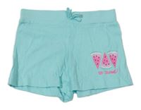 Pomněnkové kraťasy s melouny a mašlí PRIMARK