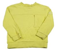 Žlutá mikina s kapsou