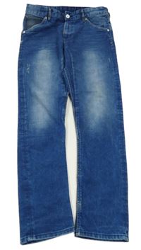 Modré tapered rifle H&M