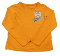 Oranžové triko s tygrem Name it