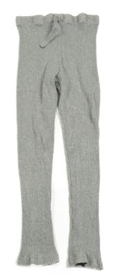 Šedé melírované žebrované legíny Matalan