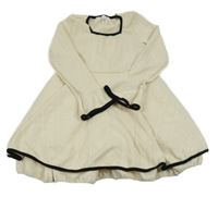 Béžové vzorované šaty Shein