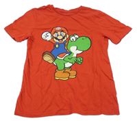 Červené tričko s Mariem