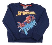 Tmavomodrá mikina se Spidermanem Marvel