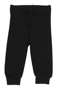 Antracitové žebrované tepláky Primark