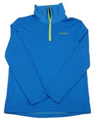 Modrá sportovní funkční mikina 