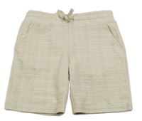 Světlebéžové vzorované kraťasy F&F