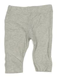 Šedé melírované lehké tepláky 