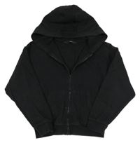 Černá propínací mikina s kapucí George