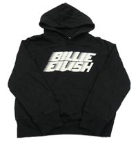 Černá mikina s logem a kapucí H&M