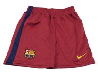 Malinové sportovní fotbalové kraťasy - Nike