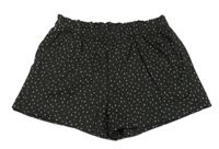 Černé puntíkaté kraťasy H&M
