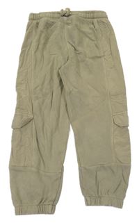 Khaki tepláky s kapsami George