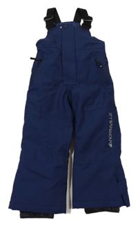 Tmavomodré šusťákové funkční laclové oteplovačky C&A