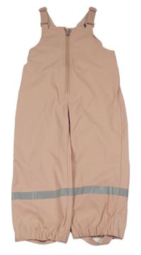 Světlerůžové laclové voděodolné kalhoty Topolino