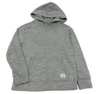 Šedá melírovaná mikina s kapucí GAP